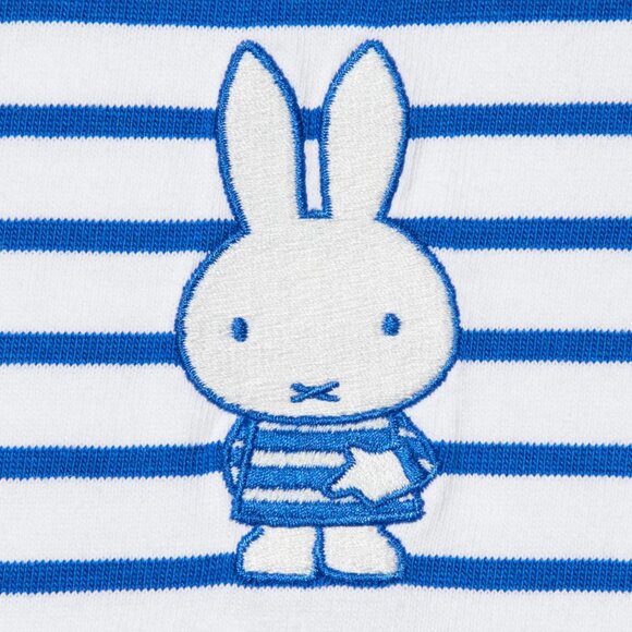 NWT Uniqlo Miffy Bunny Striped Blue T-Shirt Women US Sizes XS-XL - Picture 5 of 6
